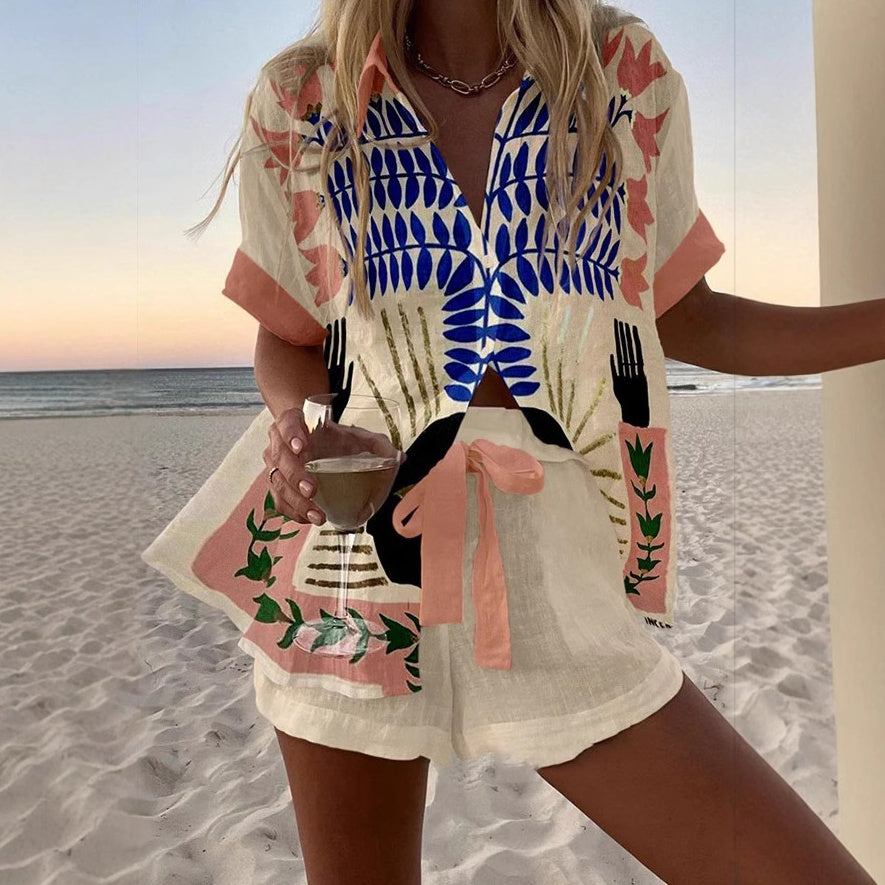 Stamped Linen Set by auricci