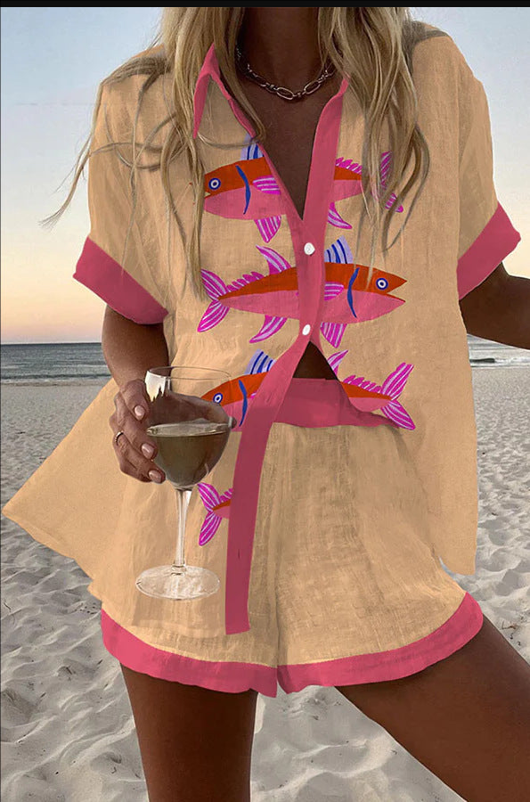 Stamped Linen Set by auricci