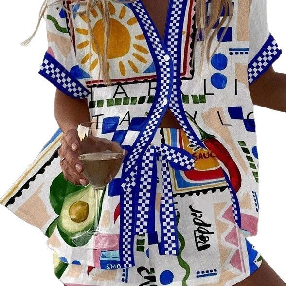 Stamped Linen Set by auricci