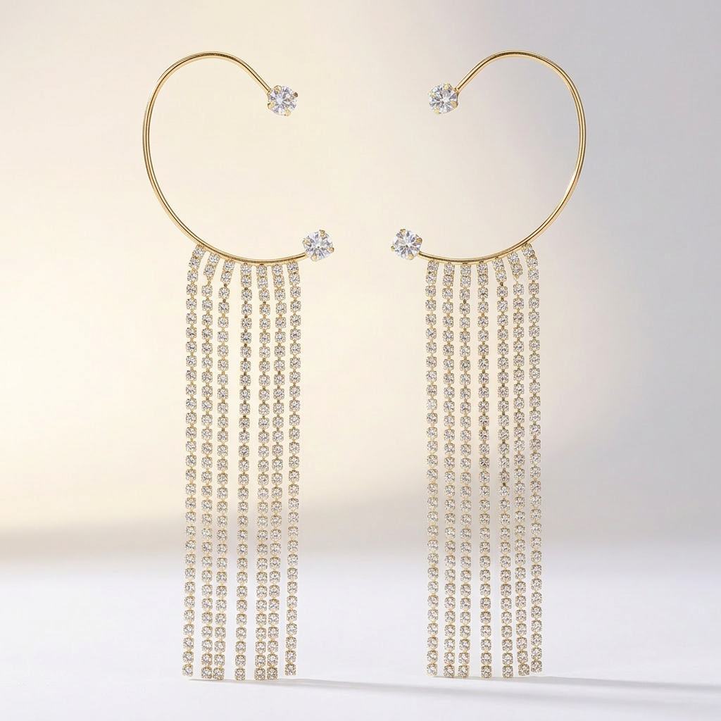 Asian 14K Zirconia EarHooks