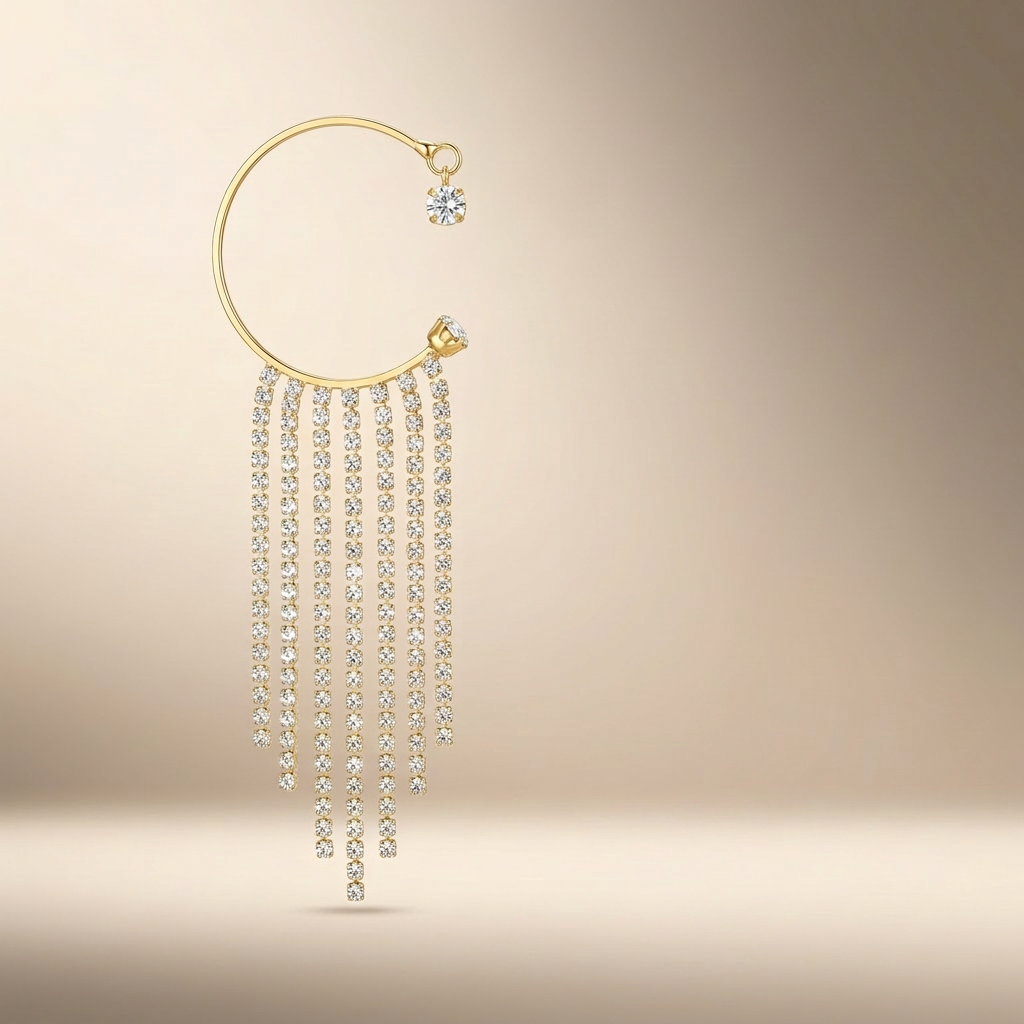 Asian 14K Zirconia EarHooks