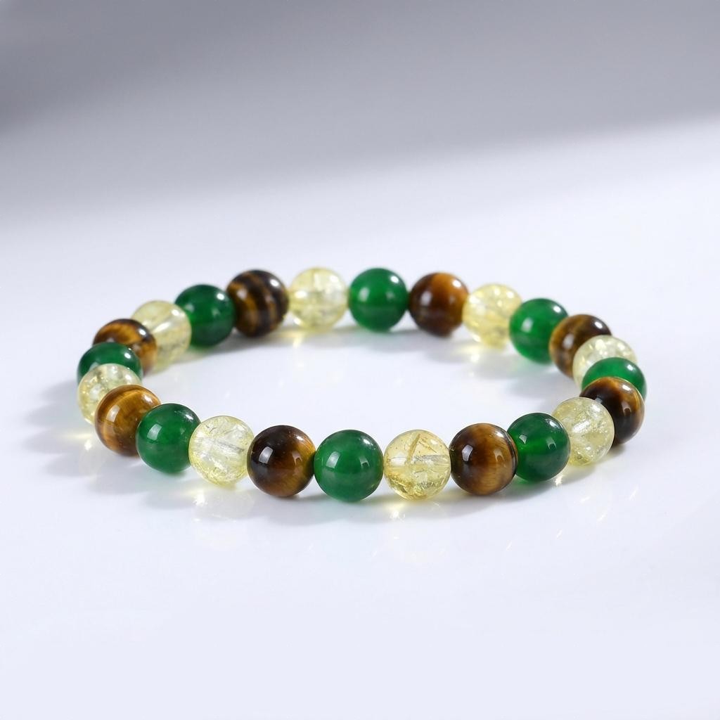 Bohemian Rainbow Stone Bracelet