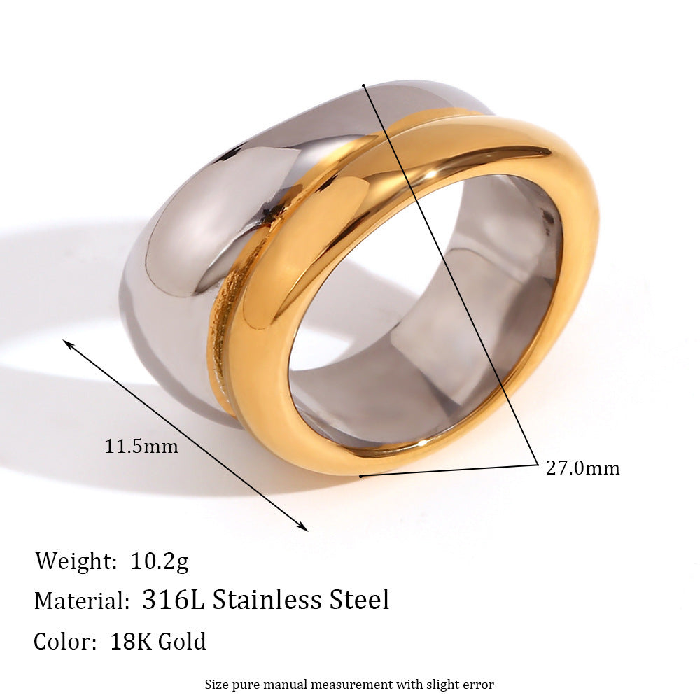 Gold and Silver Rings