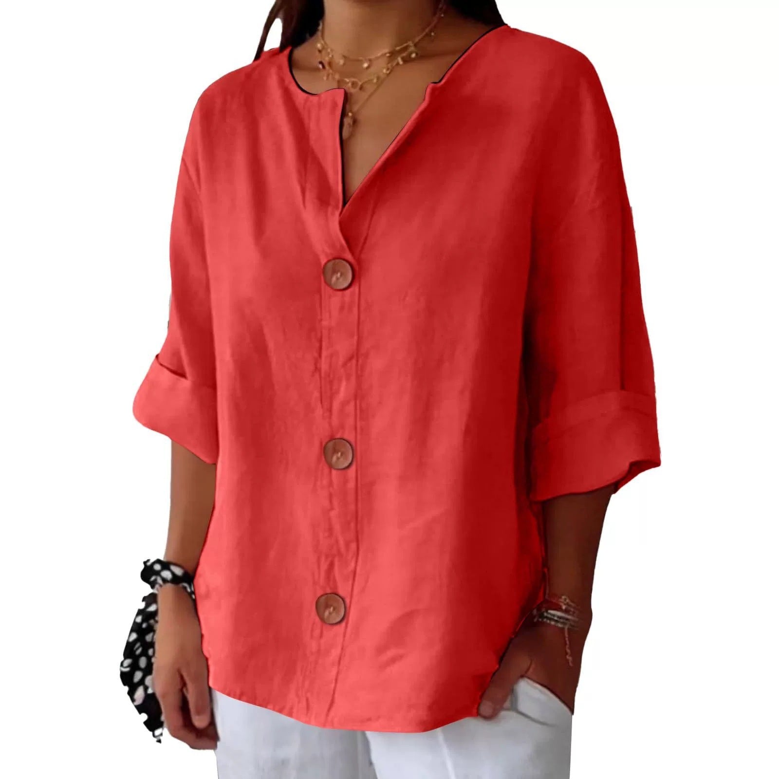 Catarina | Blusa de Linho Casual