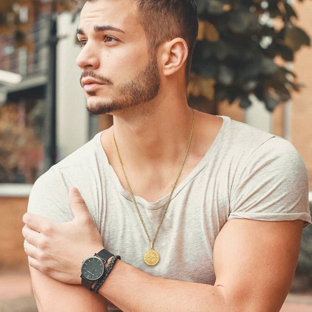 Nautical Travel Compass Necklace