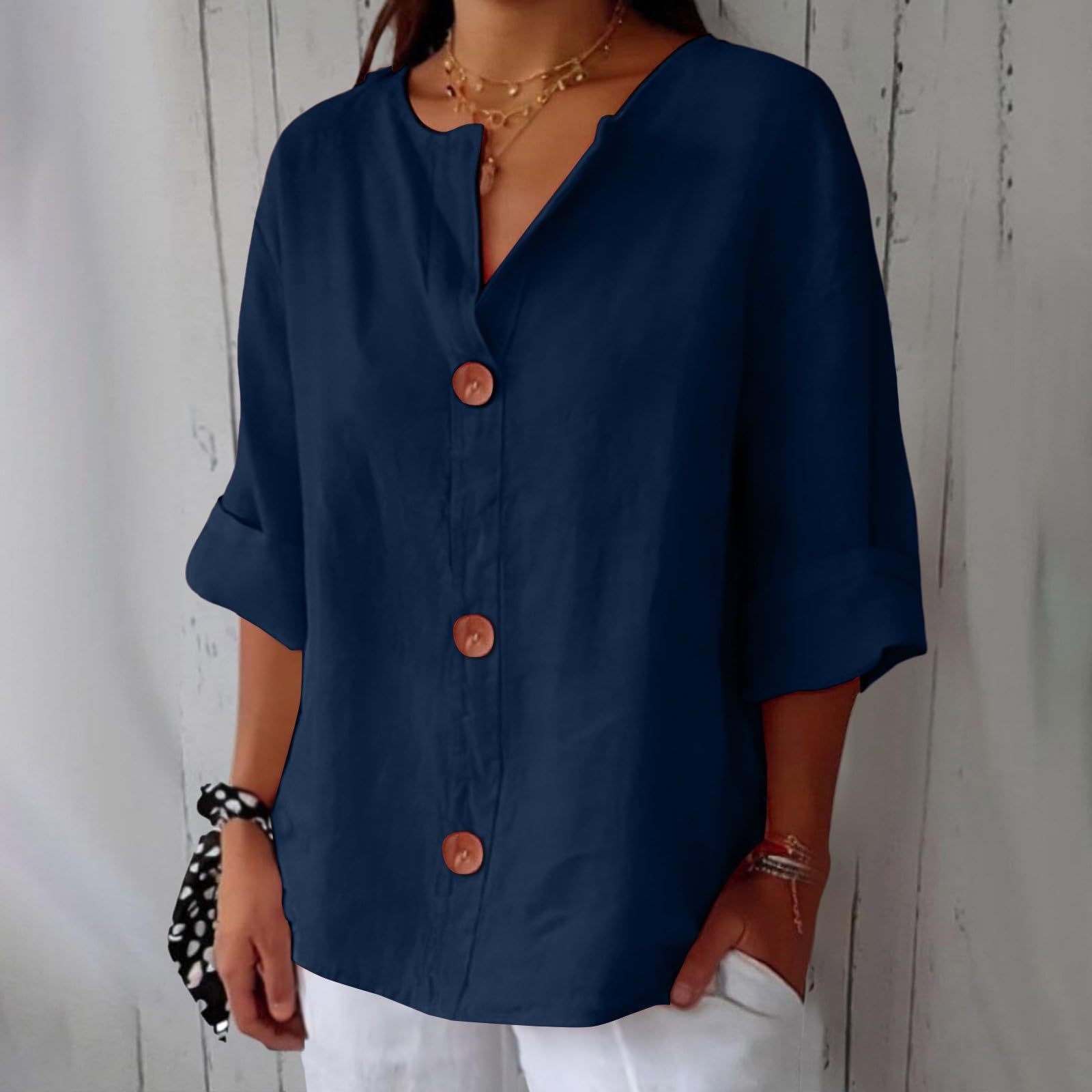 Catarina | Blusa de Linho Casual